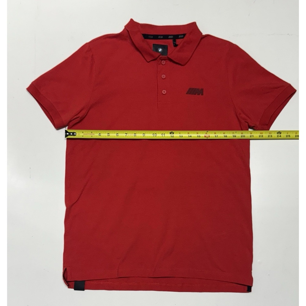 BMW M Series Polo Shirt Red‎ Men's Large